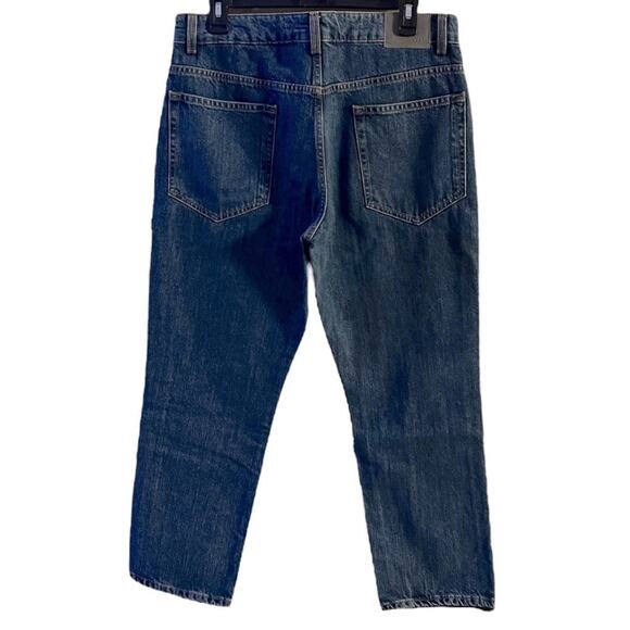 6397 Shorty Relaxed Fit Ankle Length Jeans In Skater Blue Size 29 - Picture 3 of 9